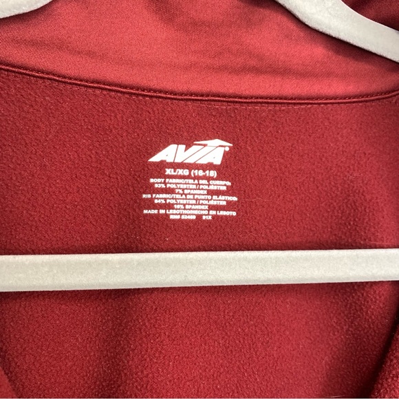 Avia Burgundy Wine Athletic Sweater - Picture 8 of 8